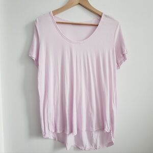 Wilfred Free Soft Pink Short Sleeve Tee Size L